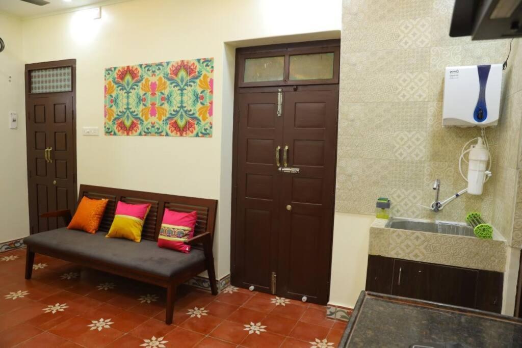 Heritage Home With 2 Bed/2 Bath With Kitchen In A Residential Neighborhood. Madurai Exteriér fotografie